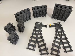 Original LEGO City Eisenbahnschienen  66 Teile 