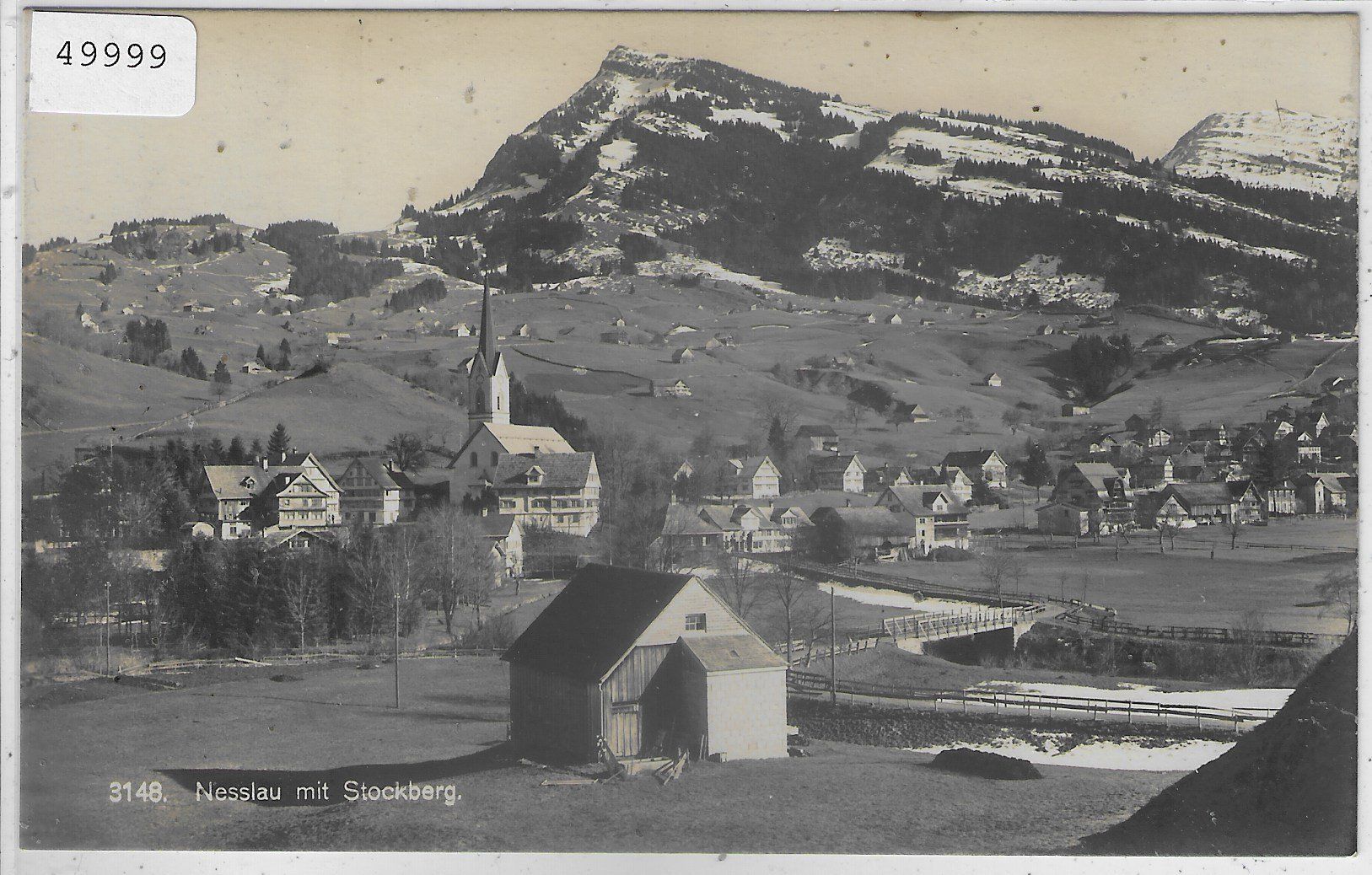 Cartes postales: Nesslau mit Stockberg – D'occasion à Ettingen par Kartenplanet