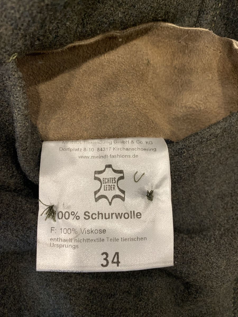 Meindl Giacche: Meindl Trachtenjacke / Janker Grösse 34 – Usato da Klosters venduto da ari_6y9m 7