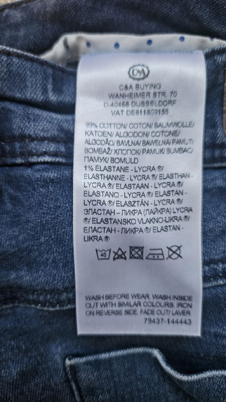 C&A Jeans: Jeans Shorts blau in Grösse S – Usato da Lippoldswilen venduto da topmodel62 4