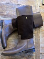 Manfield Stiefel, Leder/Wildleder, Gr. 39 - Herbst-Look!