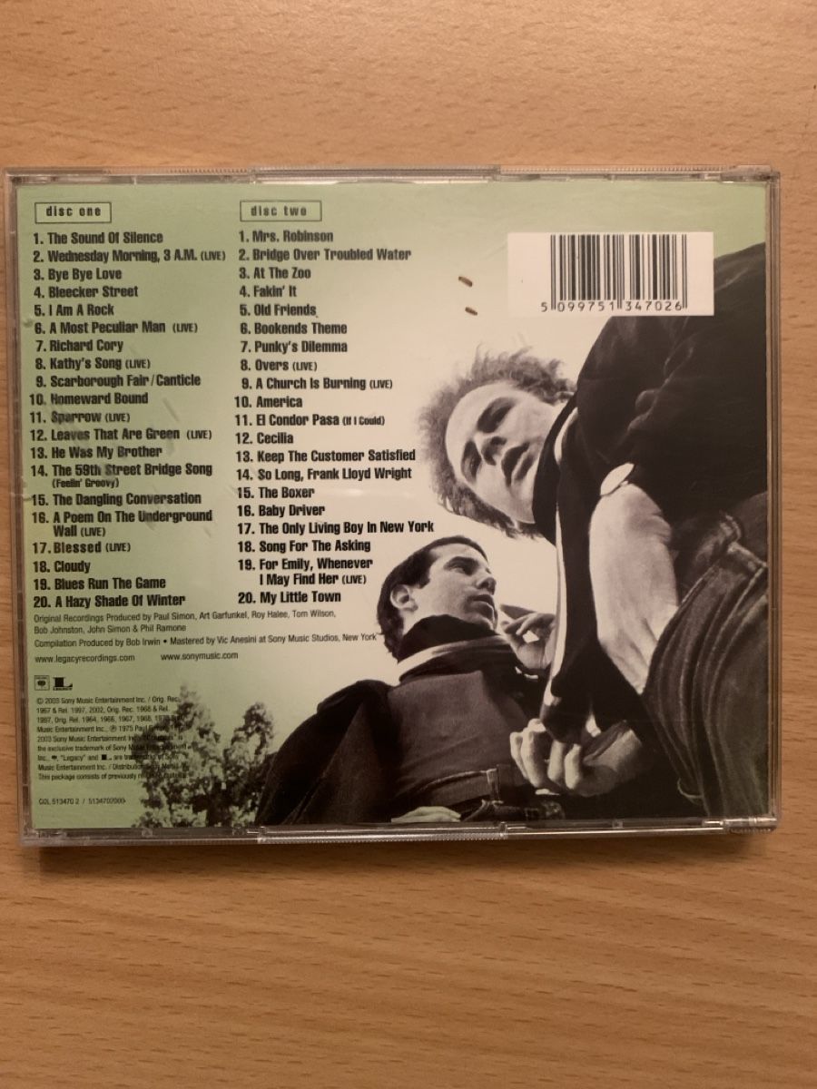 CD: Double CD The Essential Simon & Garfunkel Greatest Hits – Usato da Salavaux venduto da Lune_Diurne 1