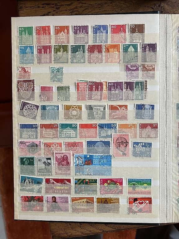 Alle Briefmarken: Collezione francobolli Svizzeri – Gebraucht aus Avegno von pippo_olaf 1