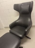 Vitra Grand Repos mit Fusshocker Leder