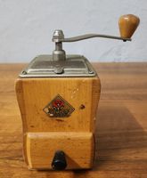Vintage PeDe Dienes Mokka Kaffeemühle Holzmühle Antik