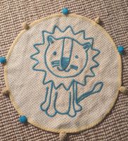 Runder Kinderteppich Löwe 🦁 60 cm Durchmesser 