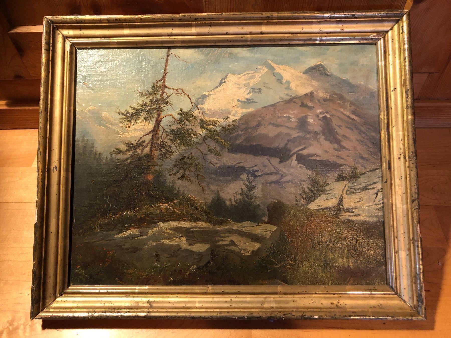 Dipinti: Ölbild Arturo de Luca 1885 - 1971 – Usato da Schliern b. Köniz venduto da Corinu59 1
