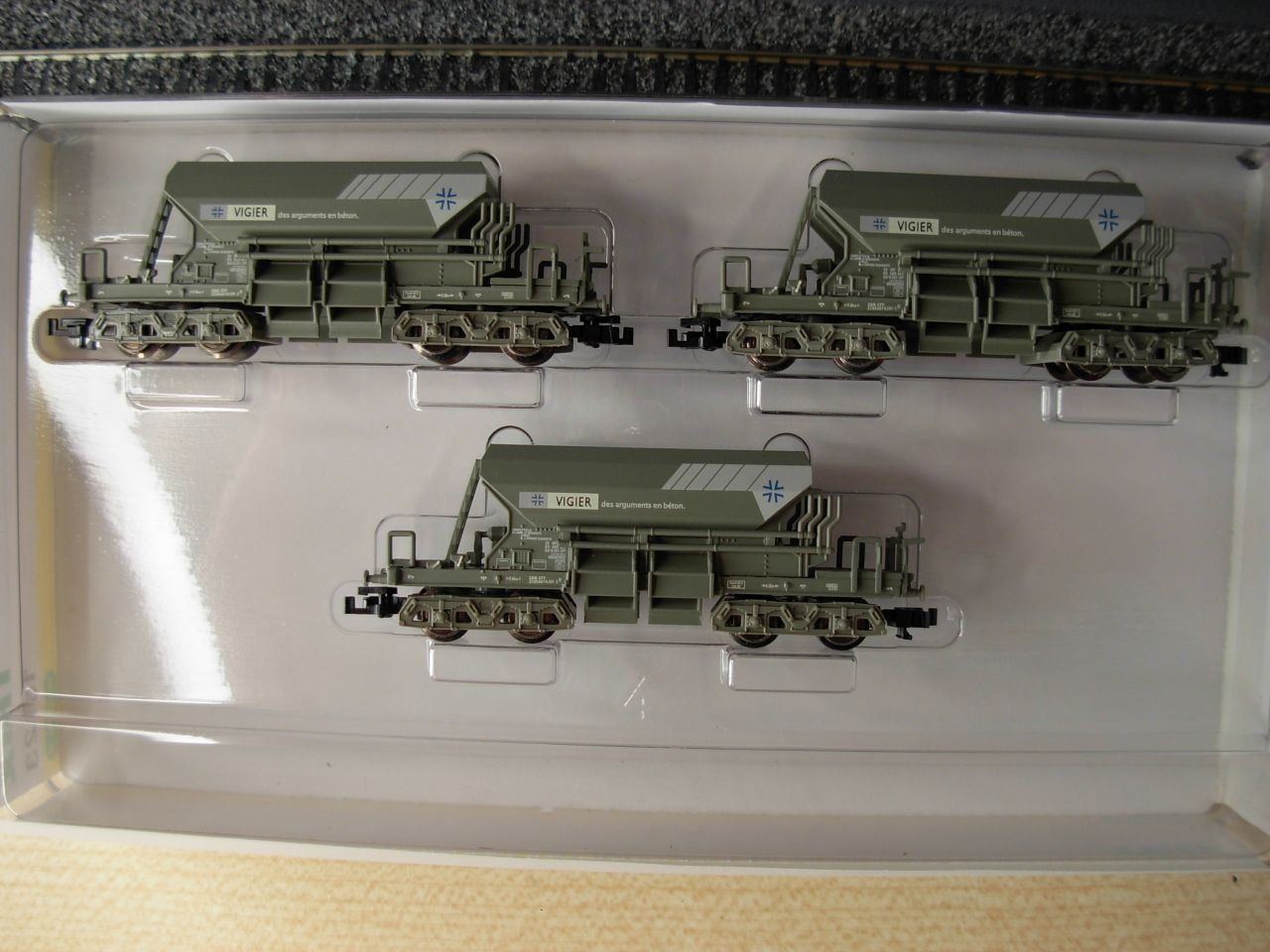 Trix Modellini di ferrovie: N: SBB Schotterwagen-Set "Vigier" – Nuovo (secondo la descrizione) da Oberrieden venduto da Hobbyschiff