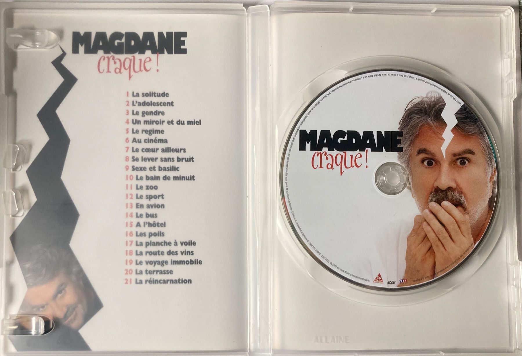 Tous les DVDs: ROLAND MAGDANE - MAGDANE CRAQUE ! – D'occasion à Poliez-Pittet par Newtown-Records 2