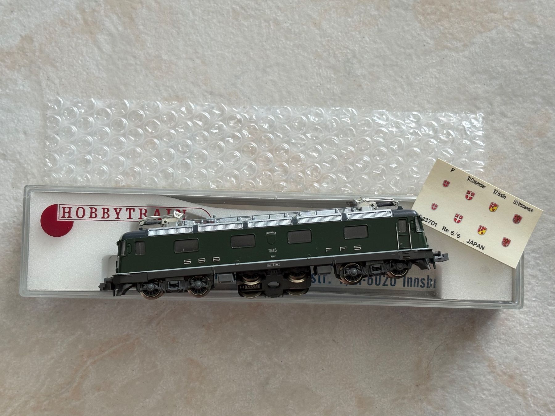 Hobbytrain Trains électriques: Hobbytrain 1105 Elok Re 6/6 SBB – D'occasion à Hauterive NE par eriamch