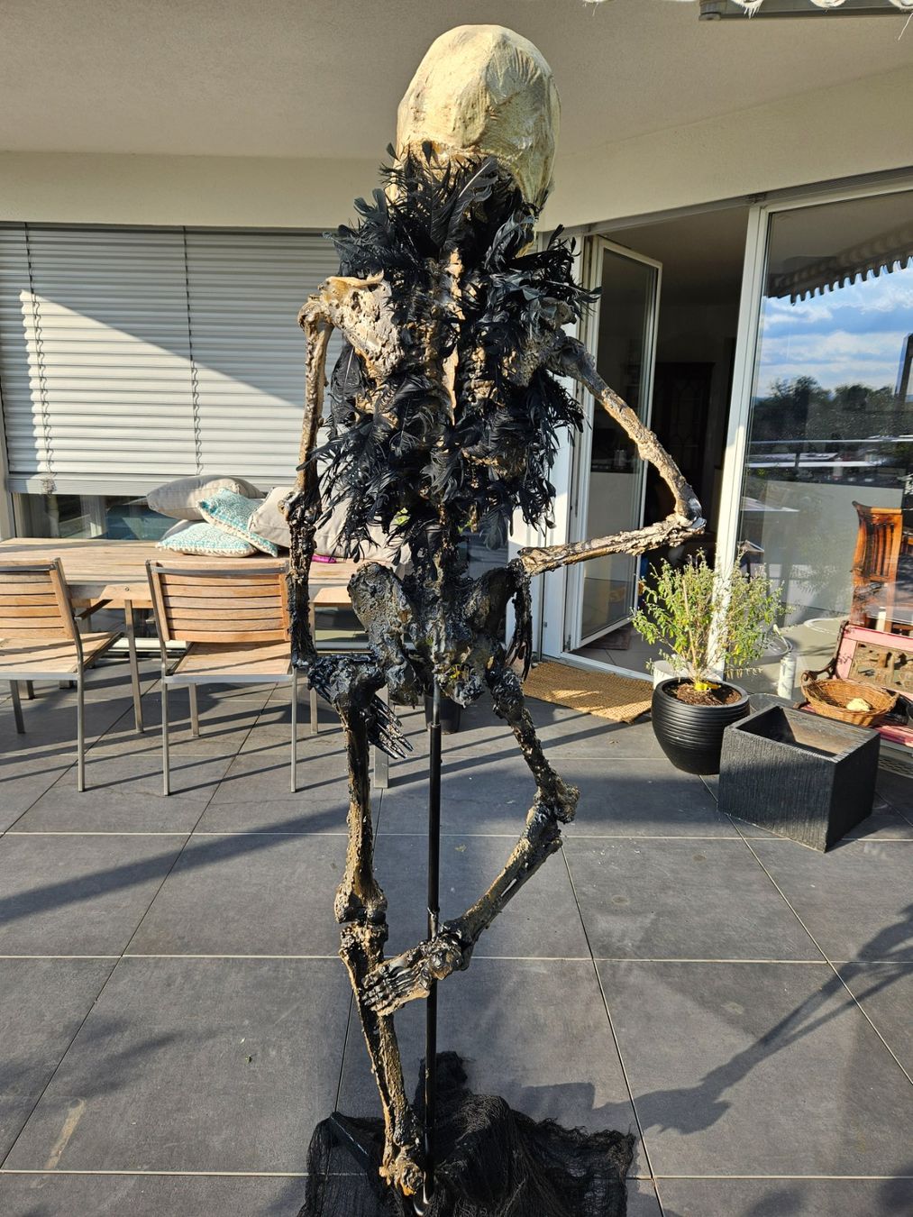 Tutte le decorazioni: HALLOWEN / HORROR RABEN SKELETT – Nuovo (secondo la descrizione) da Root venduto da LifestyleAccessoires 2