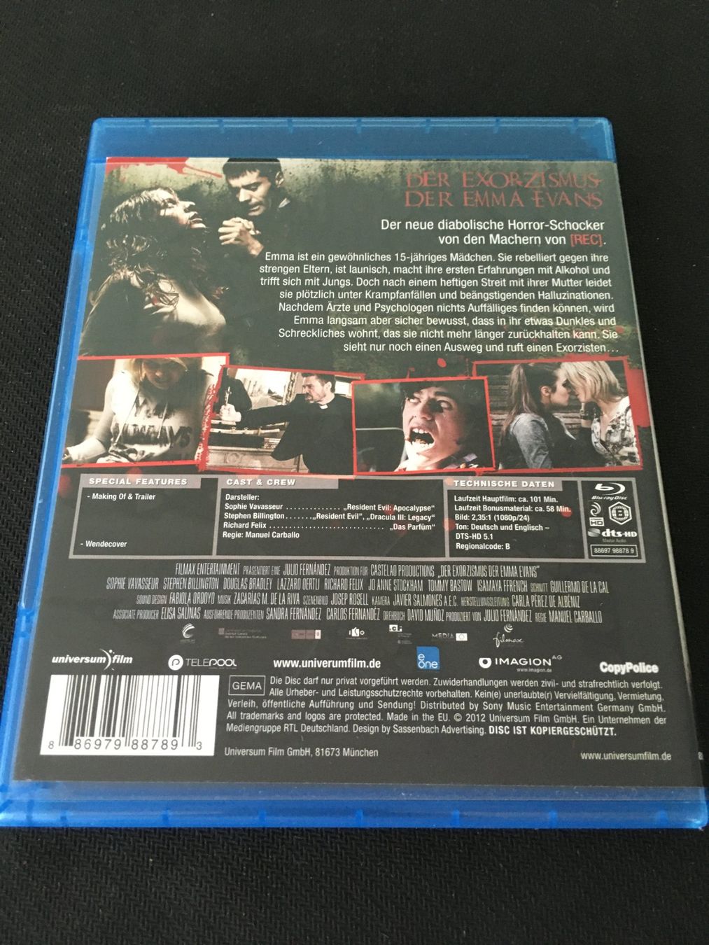 Tutti i DVDs: Der Exorzismus der Emma Evans [Blu-ray] – Usato da St.Gallen venduto da MedienJoe 1