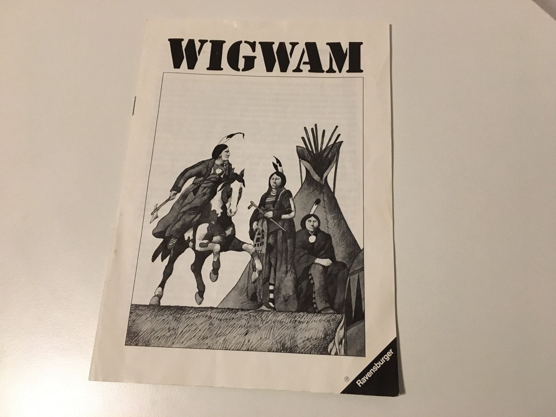 Ravensburger Giochi: WIGWAM - Spiel von Ravensburger - 1977 – Usato da Andwil SG venduto da Rainboli 8