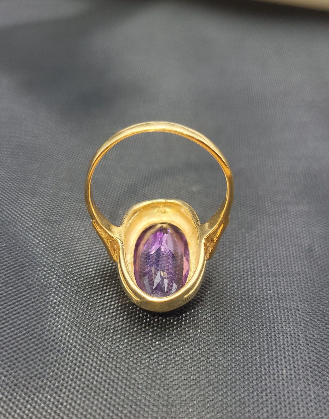 Anelli: 18 Karat 750 Gold Ring Mit Amethyst – Usato da Wald ZH venduto da Dasilver 8