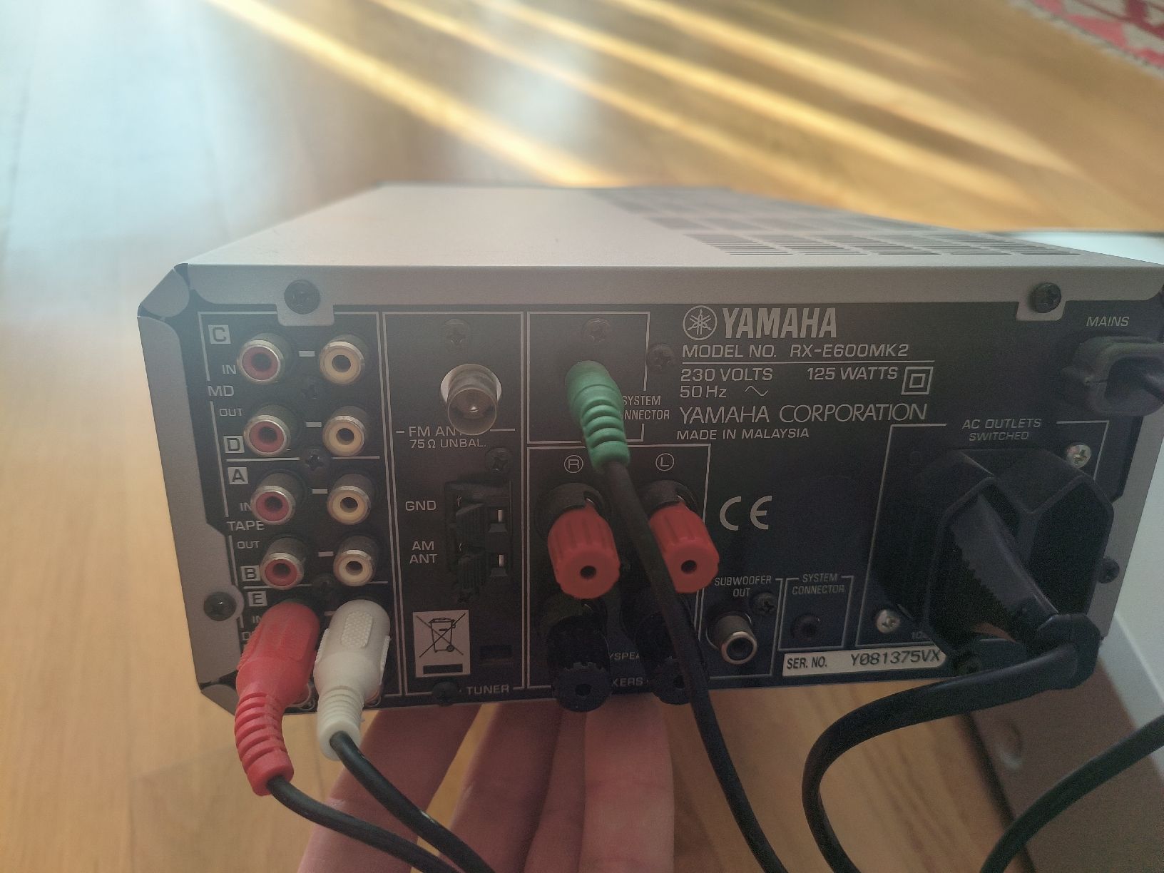 Yamaha Sistemi audio & multimediali: Yamaha DVD-E800MK2 Player und RX-E800MK2 Receiver Set silber – Difettoso da Obfelden venduto da mw983 4