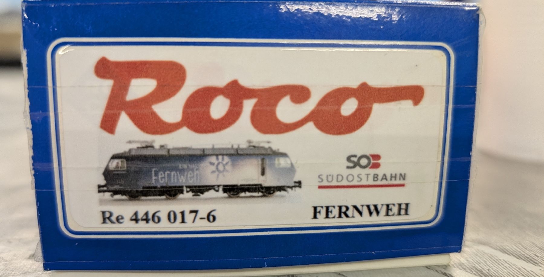 Roco Modellini di ferrovie: Roco/Staiber Re 446 017-6 SOB "Fernweh" DC Digital – Usato da Nods venduto da Dr-HAG 2
