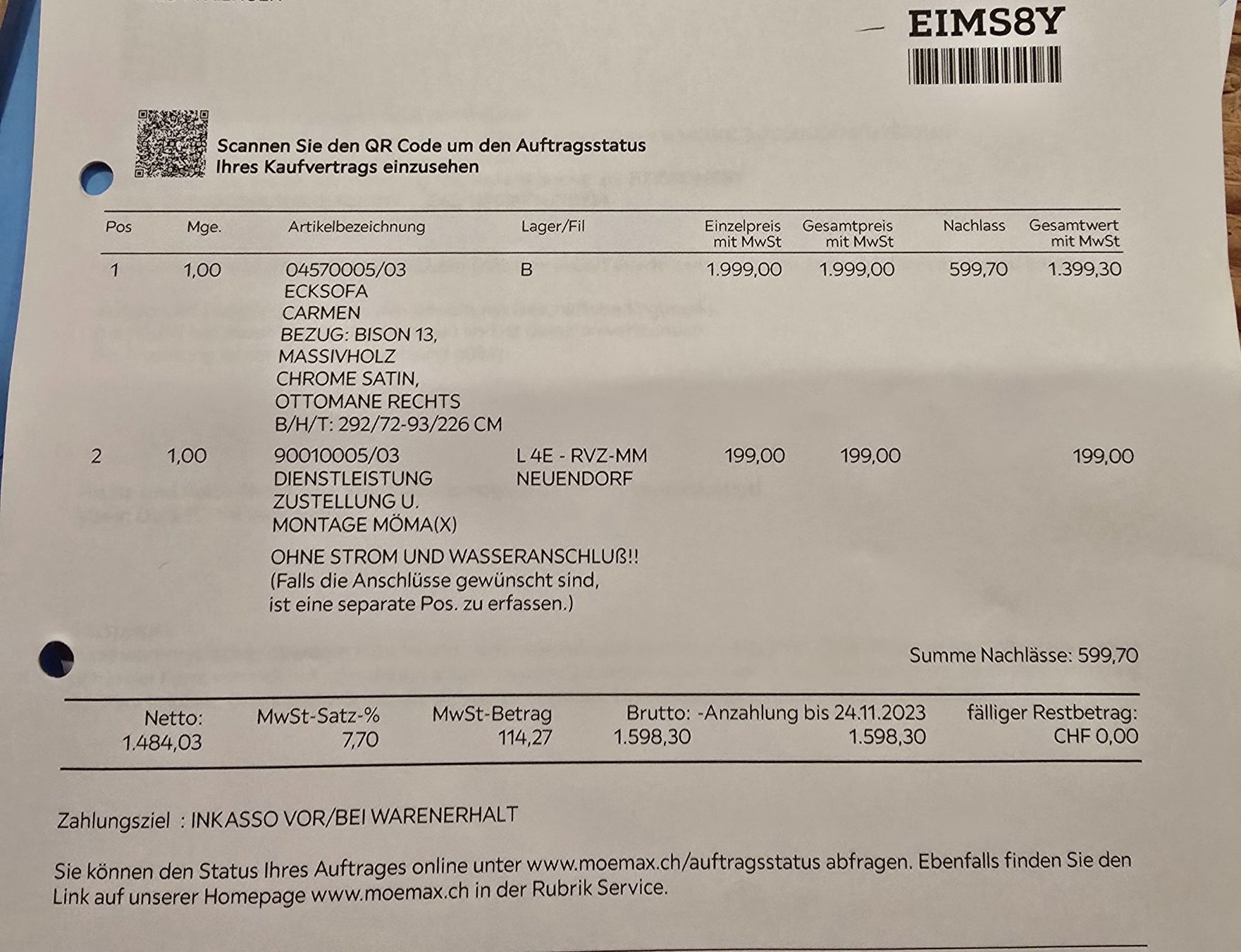 Mömax Sofas: Ecksofa "Carmen" von Mömax – Gebraucht aus Kulmerau von rap_ytb7 2