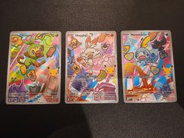 First Partner Series II Chimpep Hopplo Memmeon DE Pokémon