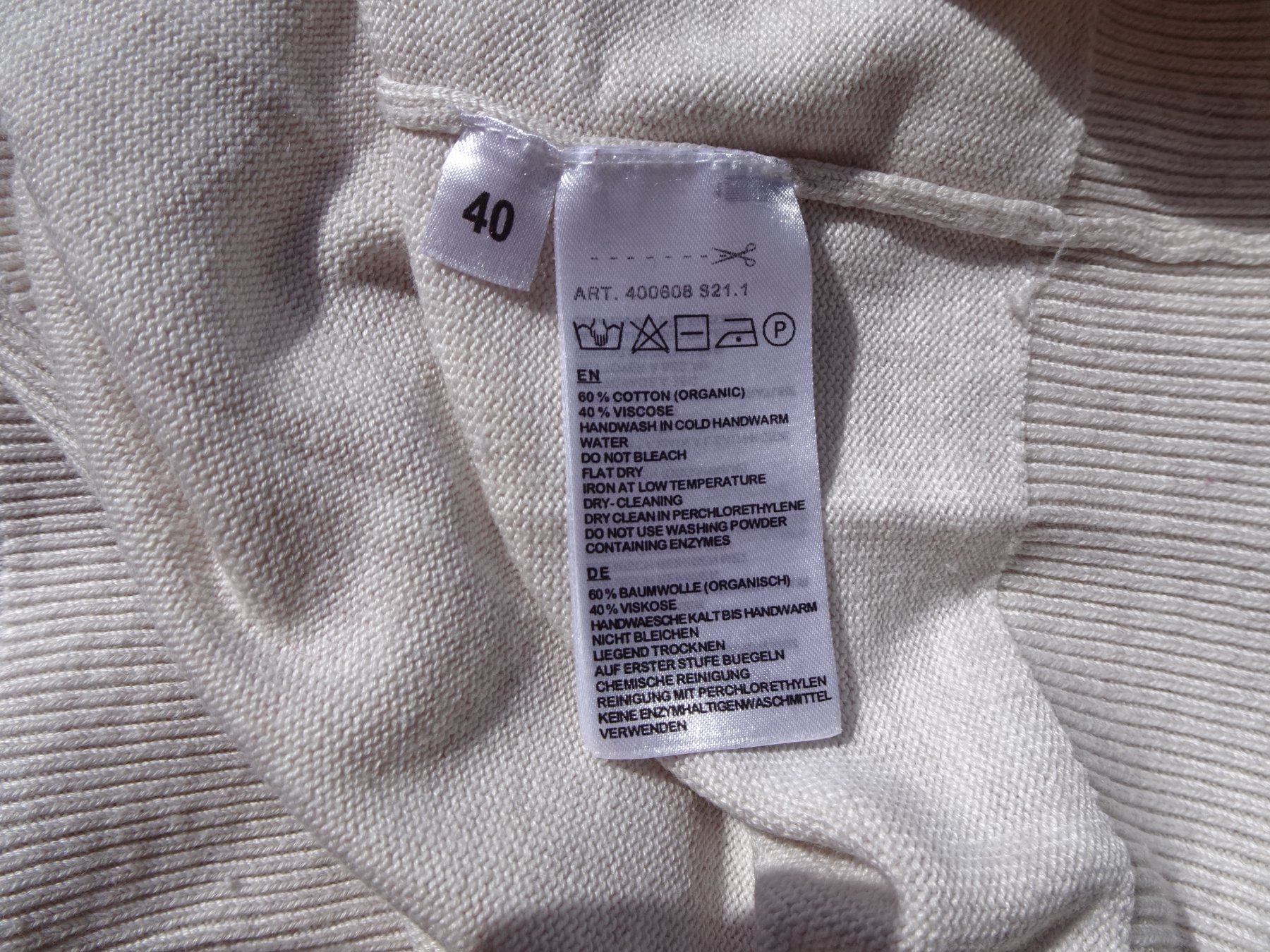 Repeat Giacche: Repeat Cardigan Gr 40 M beige creme Strickjacke – Usato da Winterthur venduto da blumeblau77 6