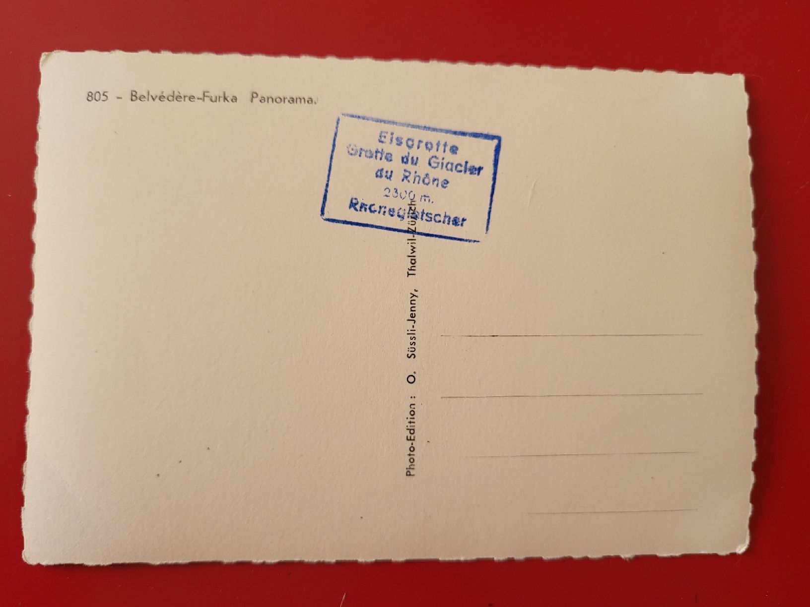 Cartoline postali: furka belvédère  – Usato da Hauterive NE venduto da Belem 1