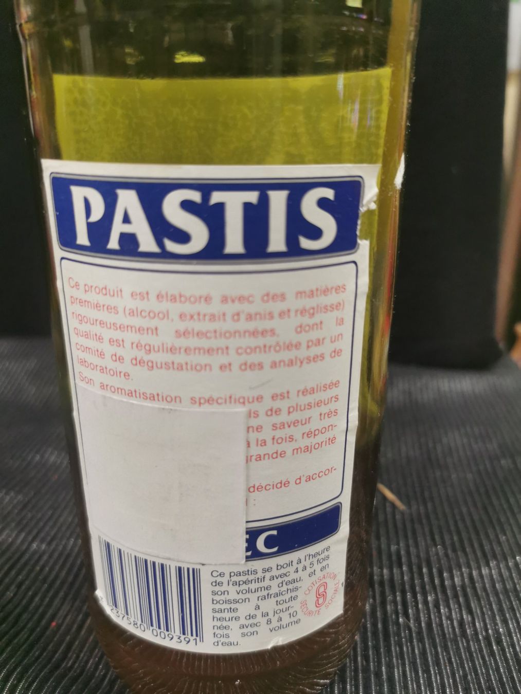 Bevande alcoliche: TRÈS ANCIENNE BOUTEILLE DE PASTIS ENTAMÉE – Usato da Genève venduto da Leboucheoreilles 5