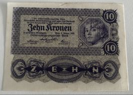 10 Kronen Österreichische Ungarische Bank 1922 Banknote