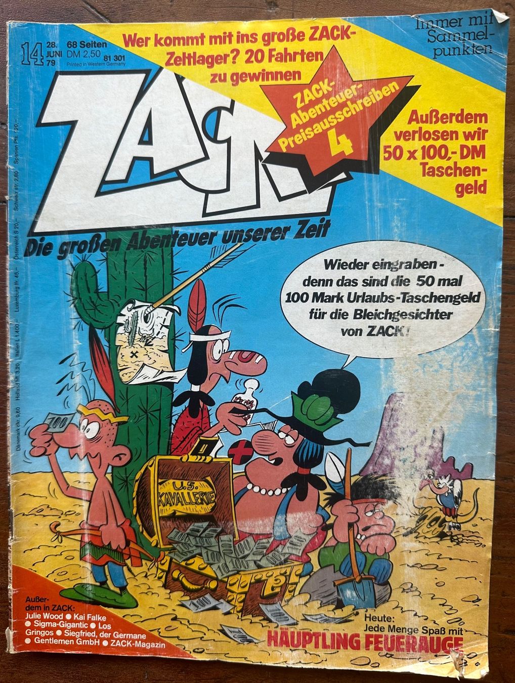 Fumetti: Zack Nr. 28   28.6.1979, hunderte Comics ab 1.- – Usato da Seltisberg venduto da quadartswiss