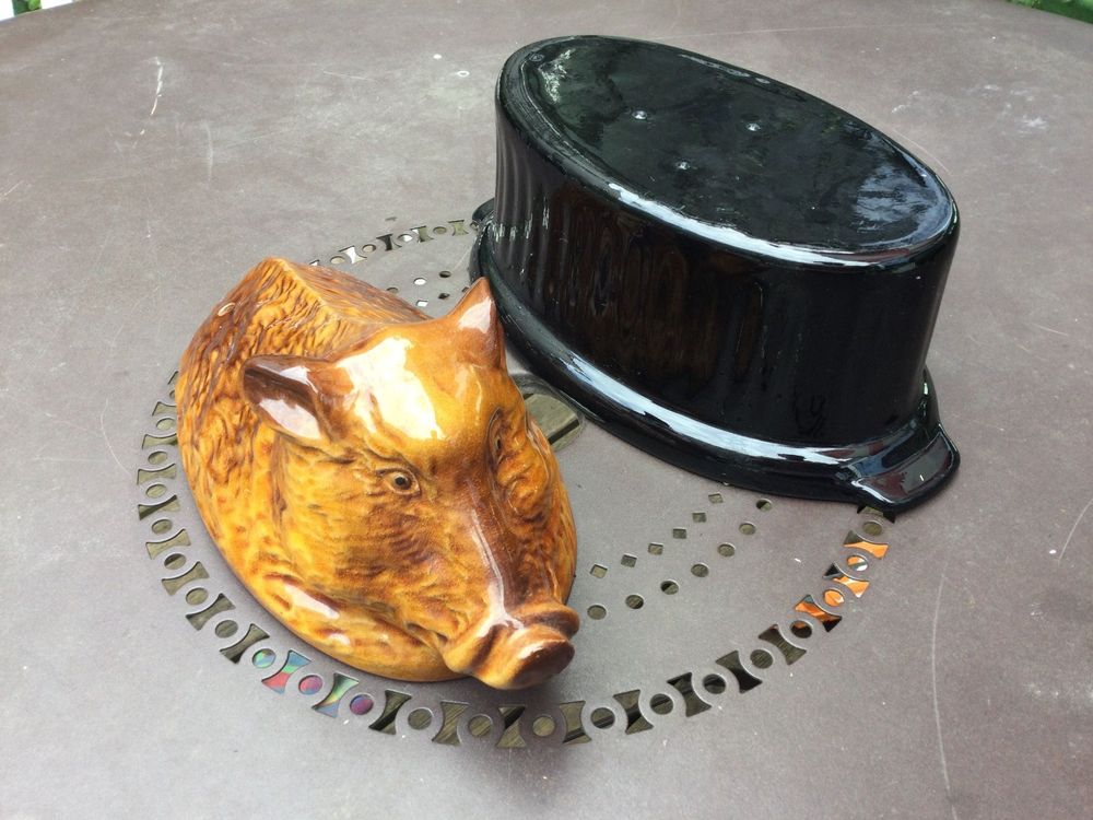 Französische Terrinen- Pastetenform Wildschwein Eber France | Kaufen ...