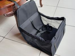 Schwarzer Autokorb für Hunde - Panier voiture pour chien