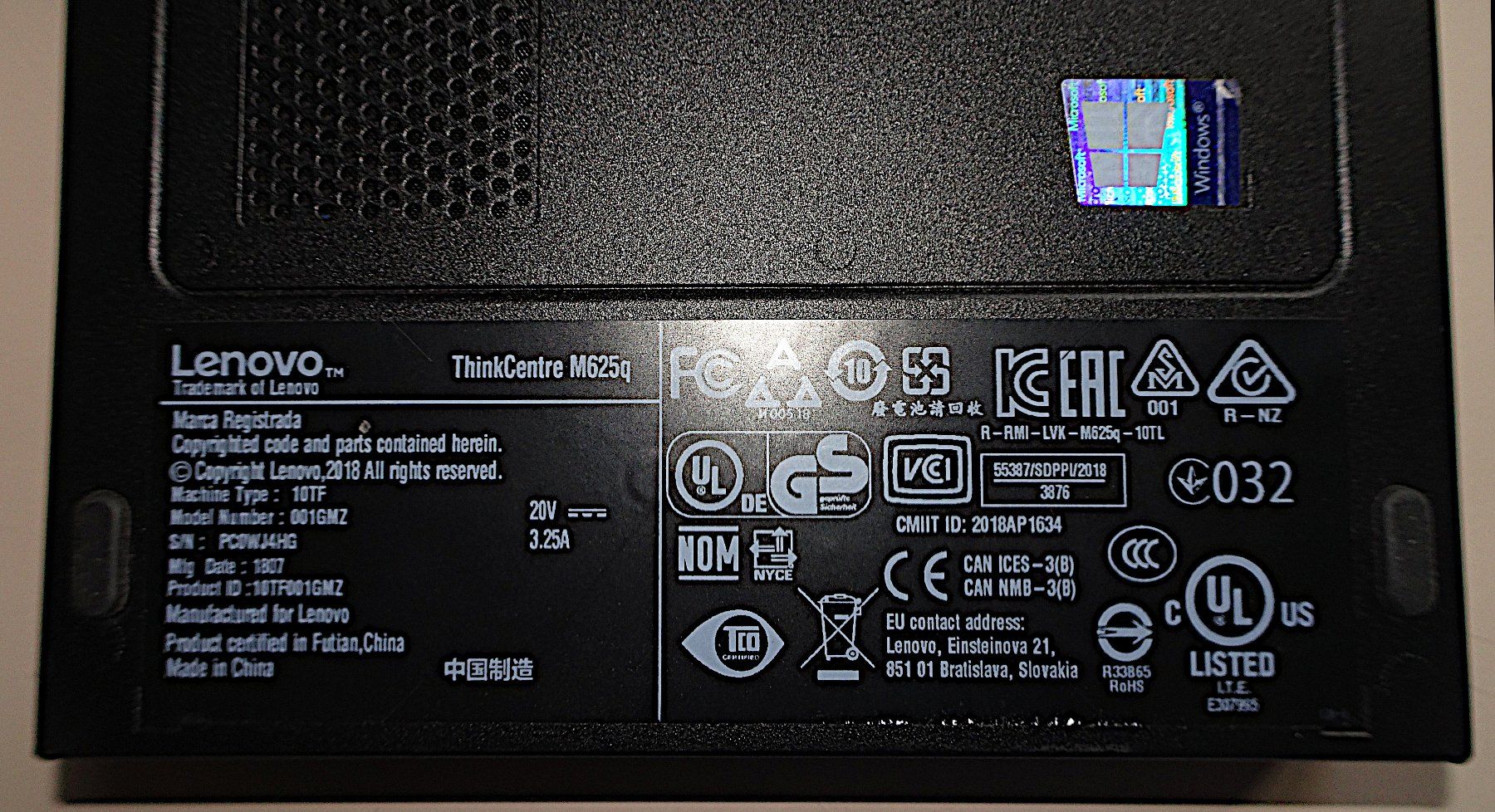 Lenovo PC: ThinkCentre M625q Lenovo – Usato da Lausanne venduto da jag_sj6f 4