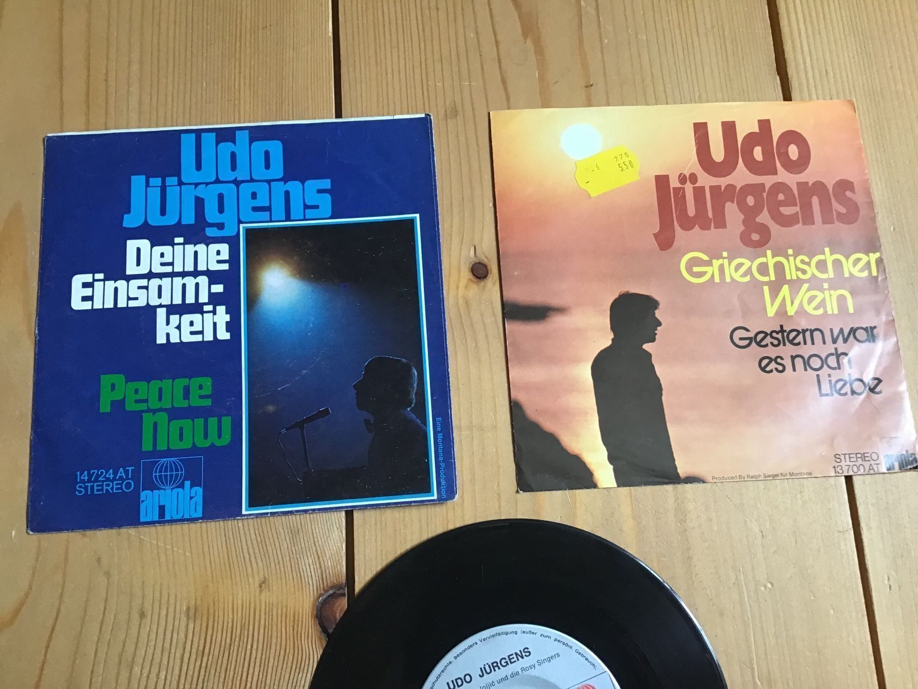 Dischi in vinile: single u. jürgens + 2 hüllen – Usato da liestal venduto da makai05