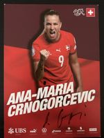 Autogrammkarte Ana-Maria Crnogorcevic Schweiz Fussball