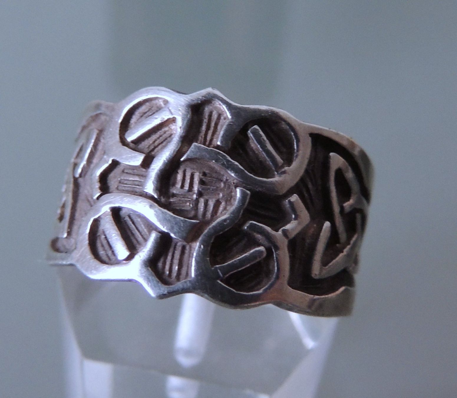 Anelli: Keltischer Triquetra Silber 925 Fingerring Gr. 57 – Usato da Waldenburg venduto da schaller707