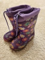 Lila Gummistiefel, Gr. 25, perfekt für den Frühling!