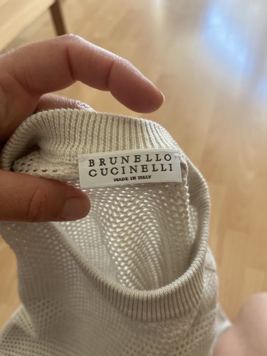 Brunello Cucinelli Maglioni & Felpe: Pull d’été Brunello Cucinelli fille taille 6 ans  – Usato da Etoy venduto da Sbouchon 2