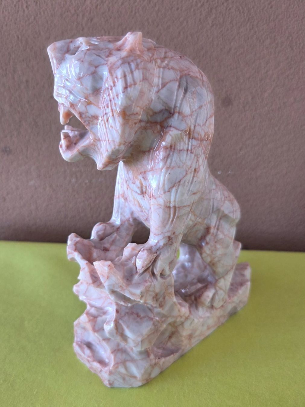 Sculture & Statue: Tiger aus Marmor 20cm – Nuovo (secondo la descrizione) da Roggliswil venduto da Mabelco 1