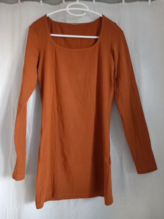 Pull fin couleur rouillé