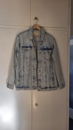 Hellblaue Jeansjacke - Pull&Bear