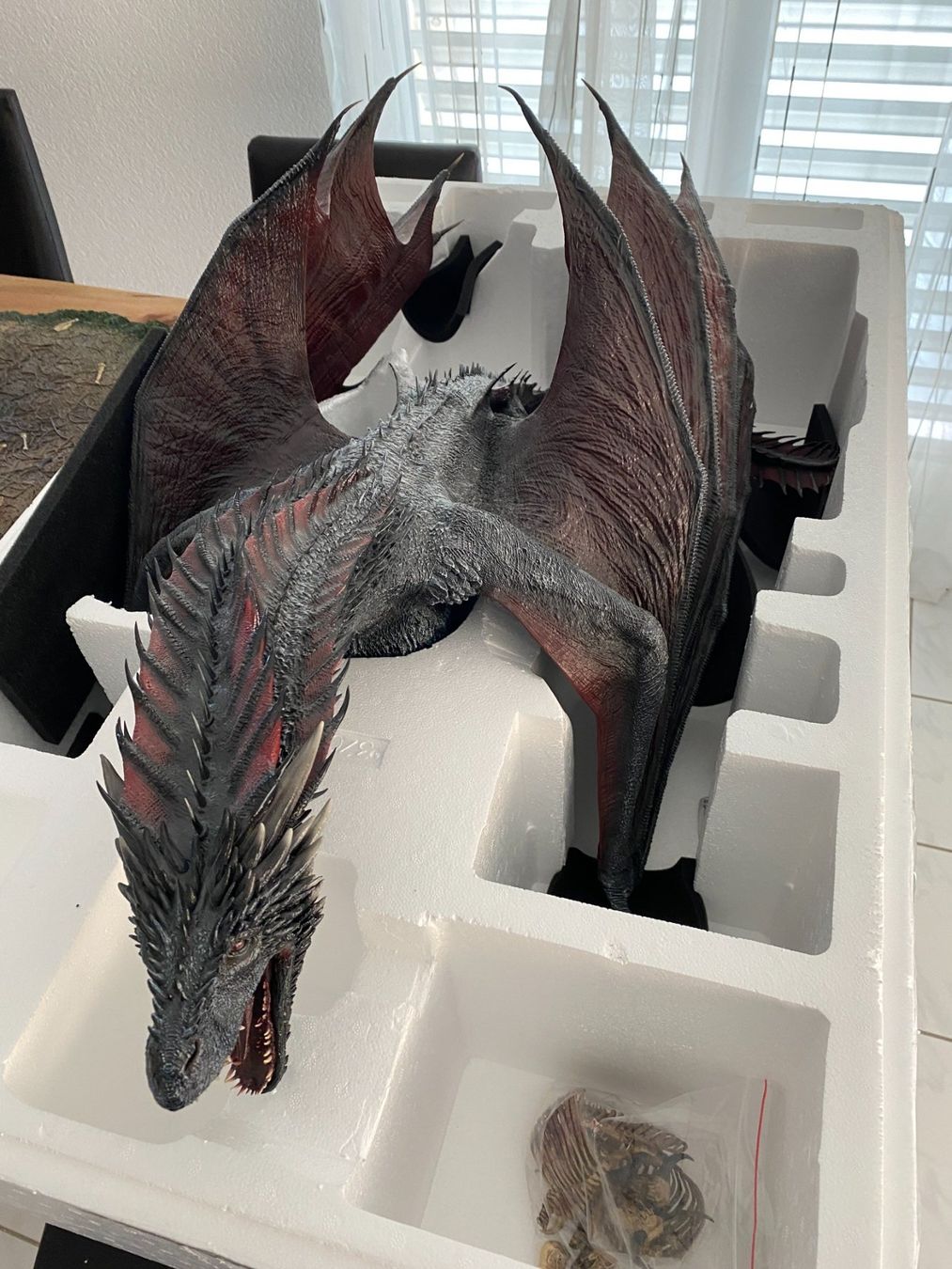 Sculture & Statue: Game of Thrones Drogon 1/6 Drachen Statue Got/HotD – Usato da Au SG venduto da Neltras 4