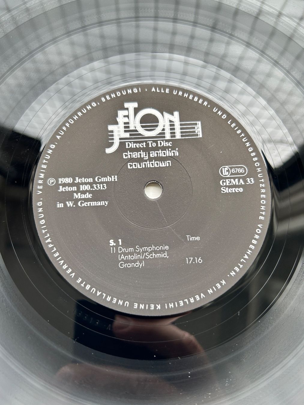 Schallplatten: Charly Antolini  Countdown  Direct to Disc LP – Gebraucht aus Lausanne von Pask1 2