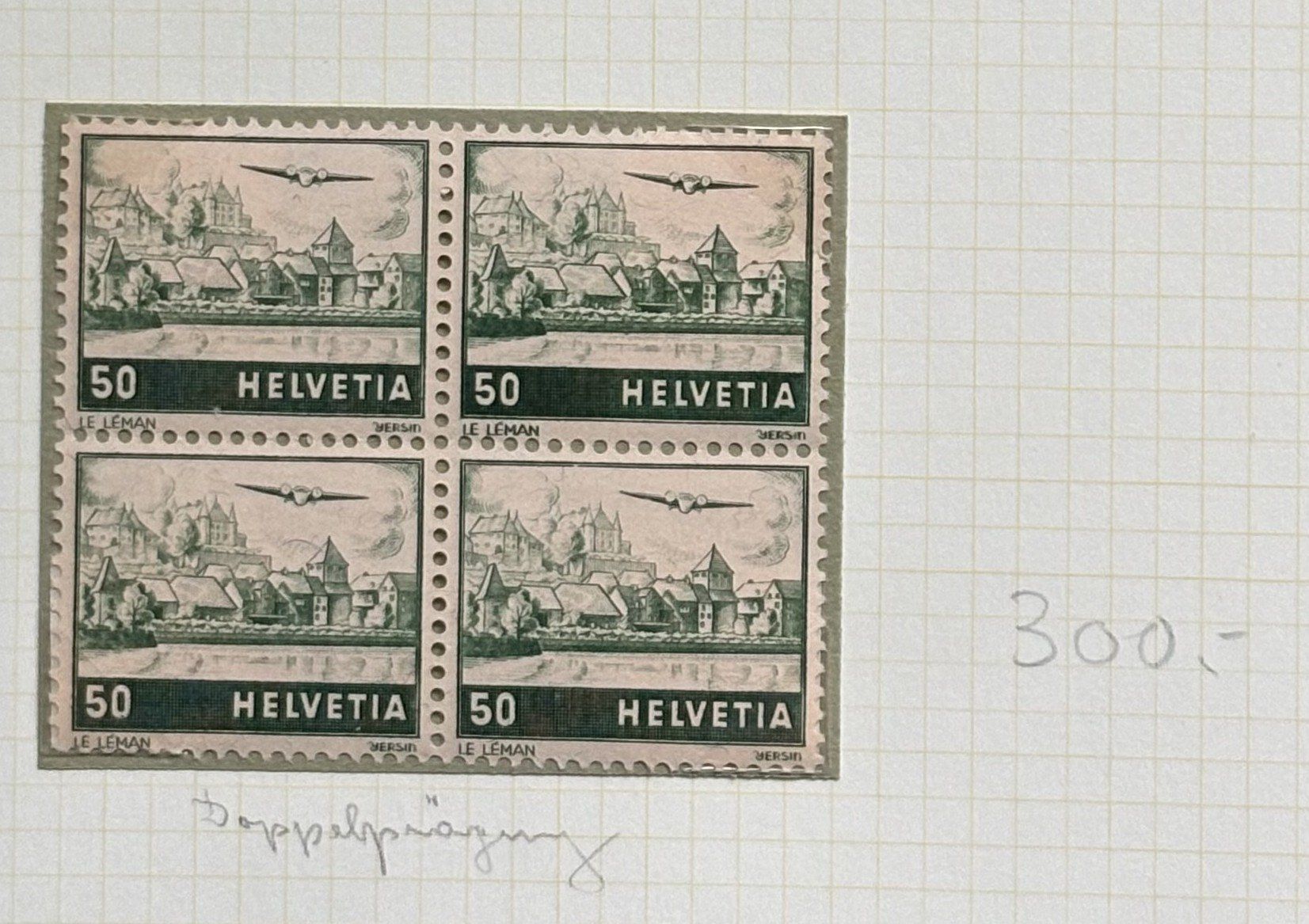 Tutti i francobolli: FLUGPOST BRIEFMARKEN – Usato da Ostermundigen venduto da Heavenmaus75 4