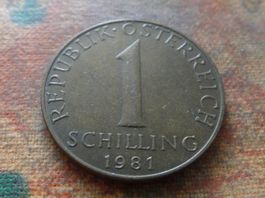 AUTRICHE  1  Schilling  1981