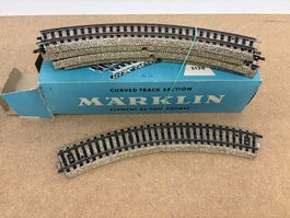 14 Stück H0 Märklin M - Gleis 5120 Gebogenes Gleisstück