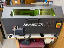 ATOMSTACK Diodenlaser 24 / 48 W  inhouse mit Absaugung