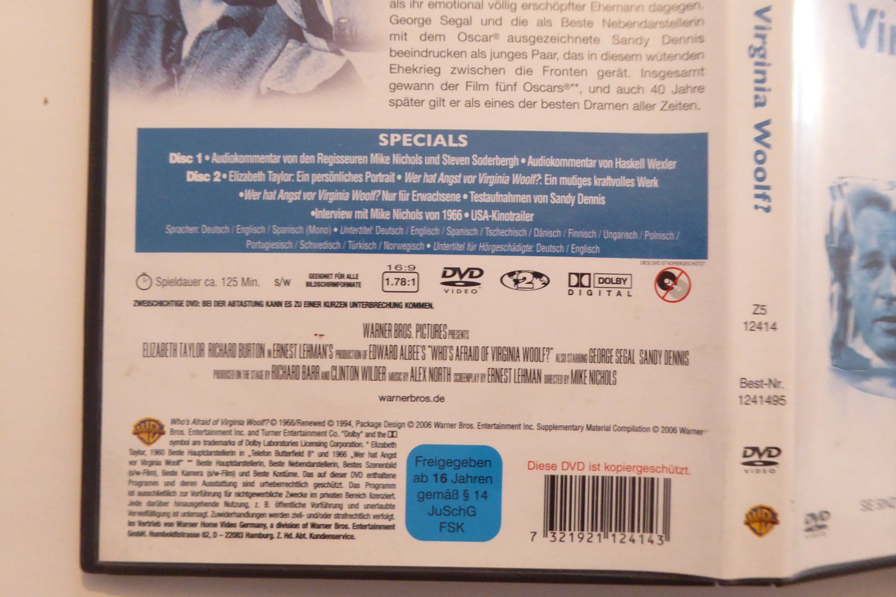 Tutti i DVDs: 2xDVD Wer hat Angst vor Virginia Wolf – Usato da Allschwil venduto da Summelsarium 2