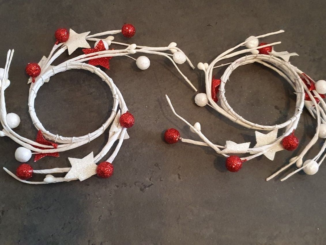Palline natalizie: Couronne de bougie Noël – Nuovo (secondo la descrizione) da Prilly venduto da RoDyRe