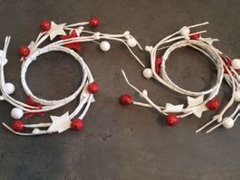Couronne de bougie Noël