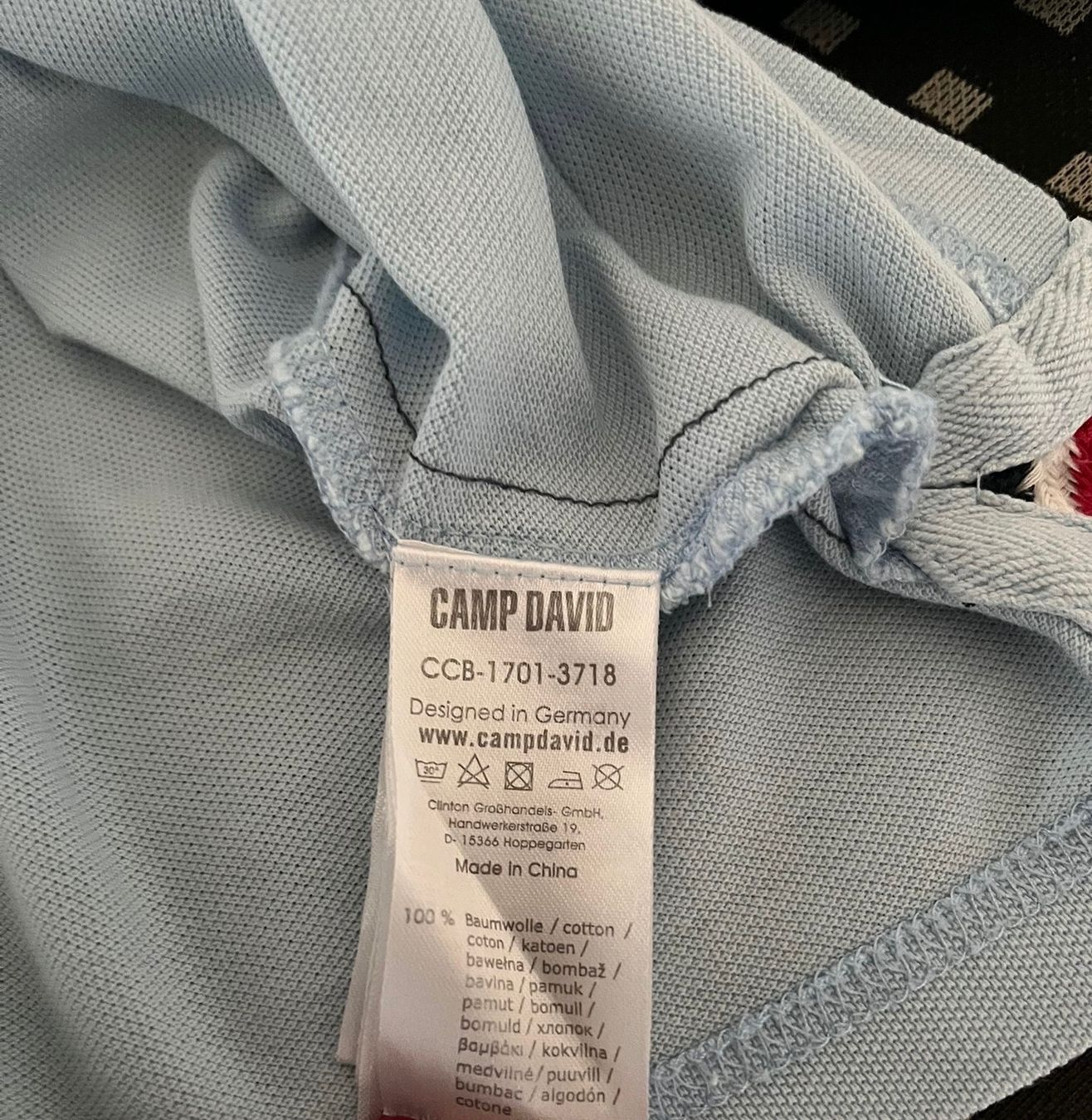 Camp David Polo-Shirts: Polo-Shirt Camp David hellblau Gr. L – Gebraucht aus Schmerikon von Speedy053 5