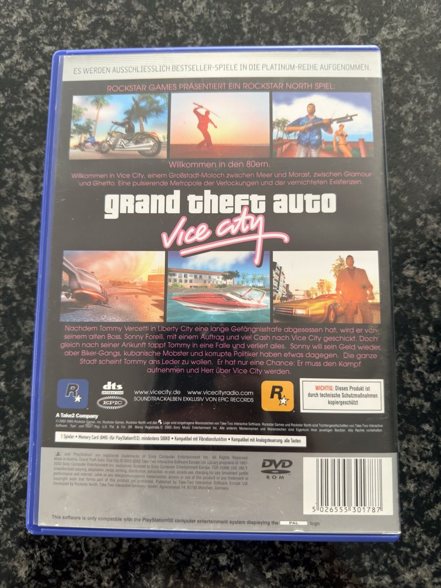 Giochi: PS2 - GTA Vice City – Usato da Dübendorf venduto da R.O.G 1