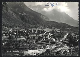 AK Olivone, Panorama mit Bergen